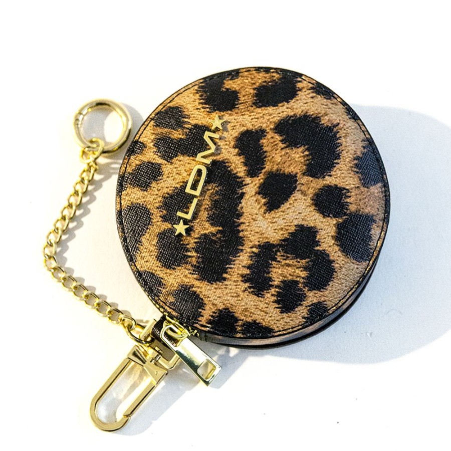 Accessori Laura Di Maggio | Pouch - Portamonete In Pelle Stampa Leopardo - Laura Di Maggio