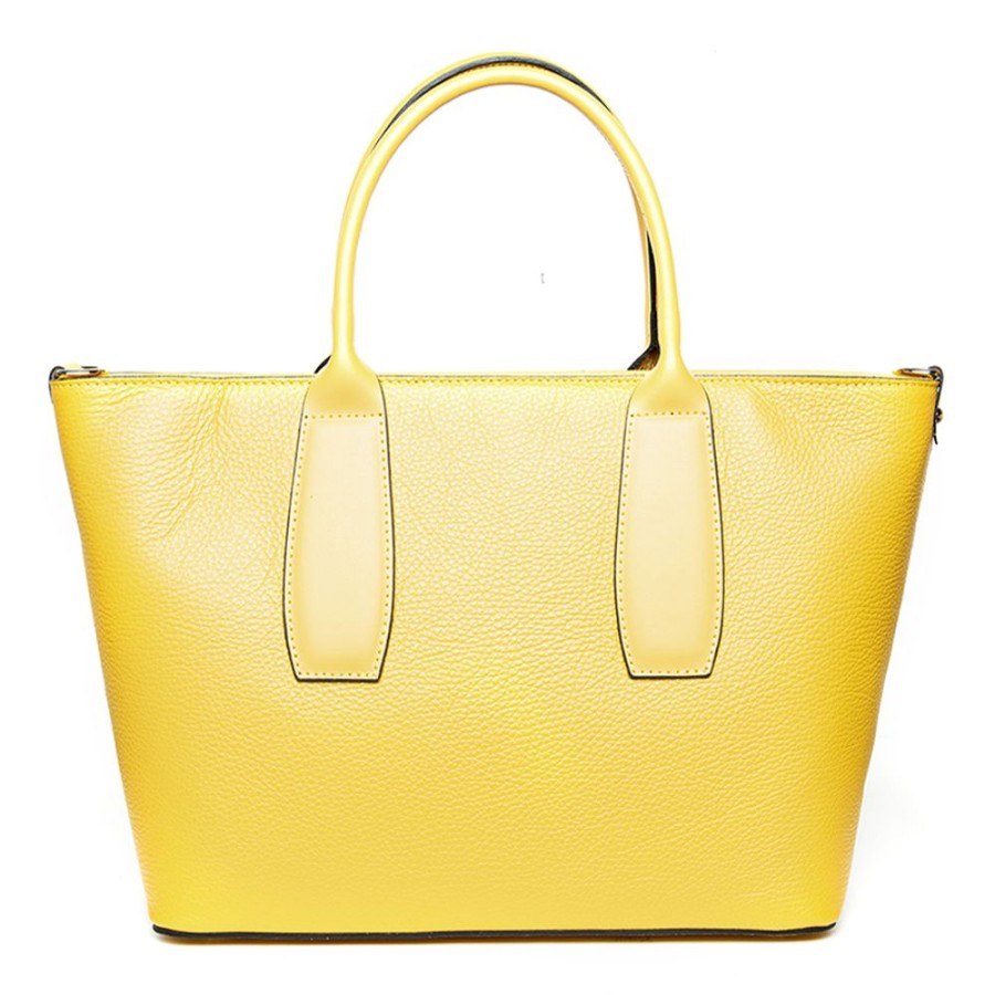 Borse A Mano Laura Di Maggio | Elise - Shopper In Dollaro Giallo - Laura Di Maggio