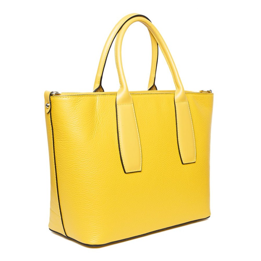 Borse A Mano Laura Di Maggio | Elise - Shopper In Dollaro Giallo - Laura Di Maggio