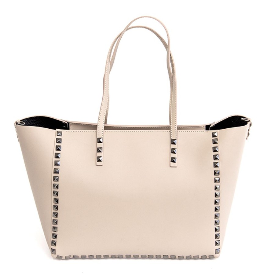 Borse A Spalla Laura Di Maggio | Bridget - Maxi Bag Con Piccole Borchie - Laura Di Maggio