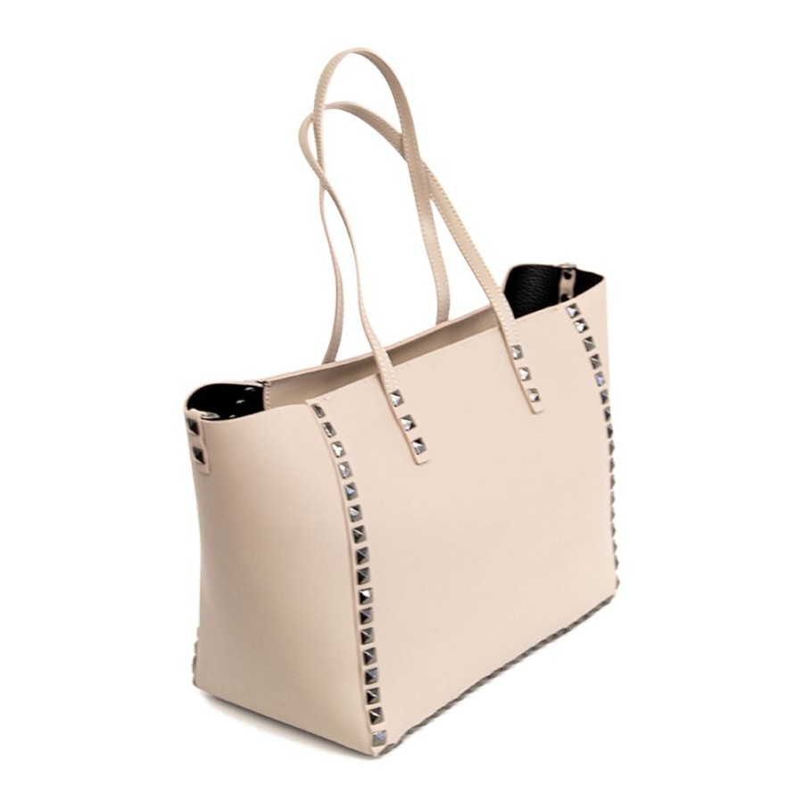 Borse A Spalla Laura Di Maggio | Bridget - Maxi Bag Con Piccole Borchie - Laura Di Maggio